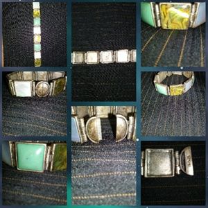 Earth tone stone bracelet